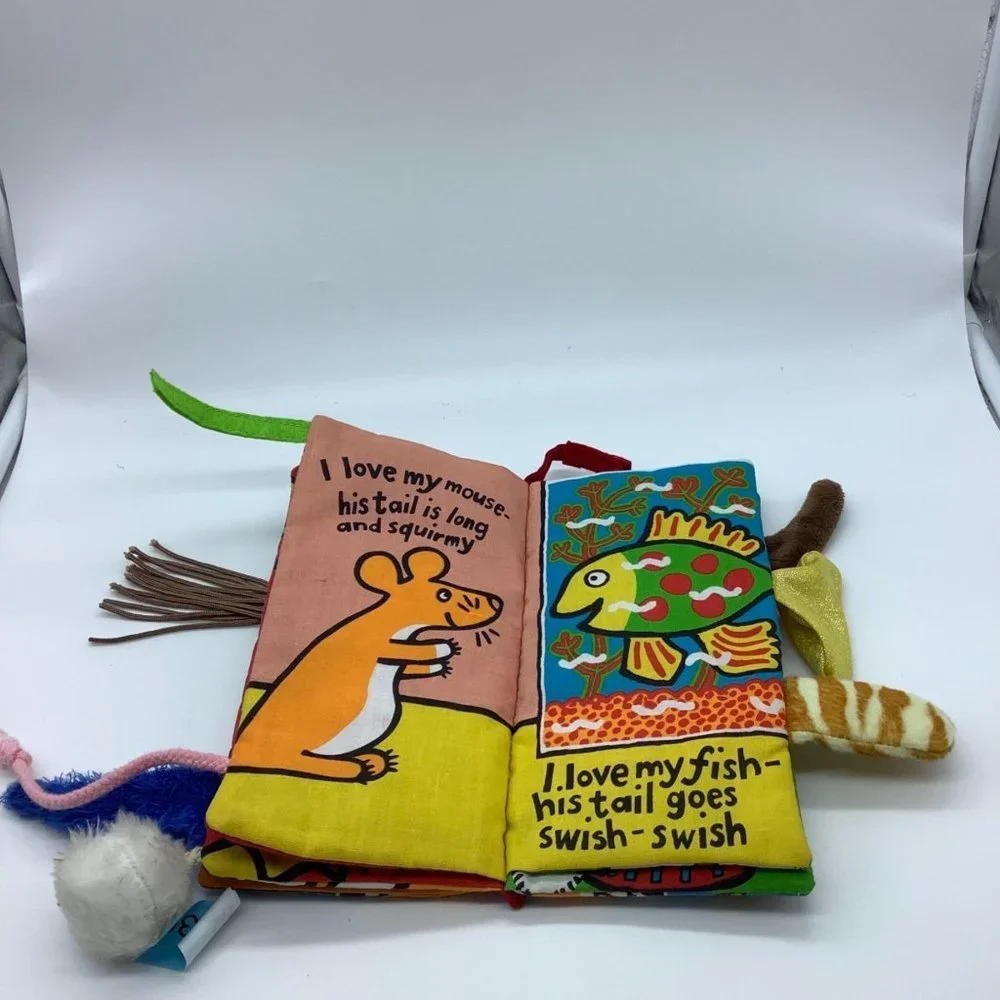 Little Jellycat Soft Baby Infant Book‎ Pet Tails by Anne Wilkinson 7